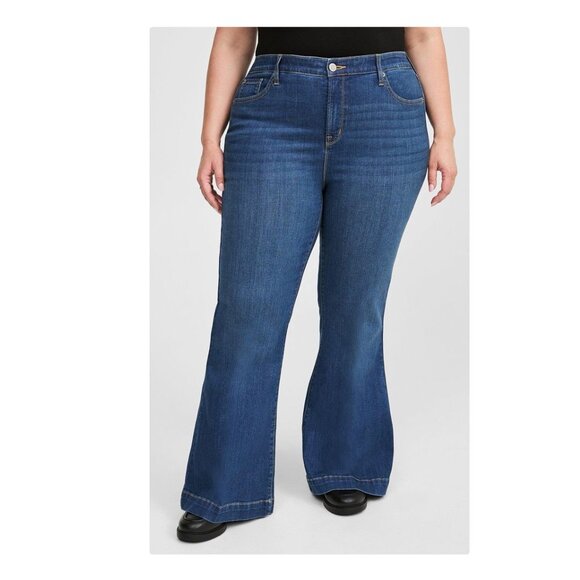 Torrid Sky High Flare High-Rise Jean Sz 24 - Picture 2 of 12